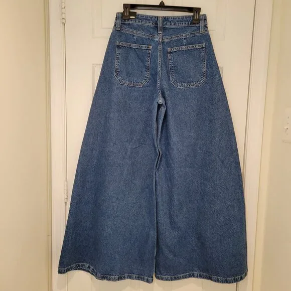 Palazzo High Rise/Waist Jeans NWT Sz 7 - Picture 9 of 12